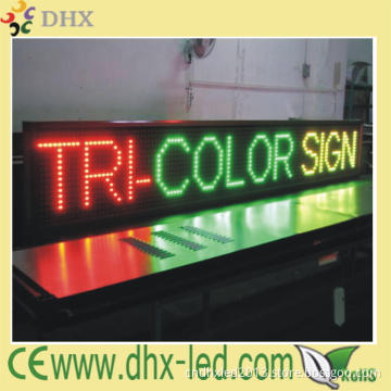 P10 Two Color Semi-Outdoor LED Signs Display Screen